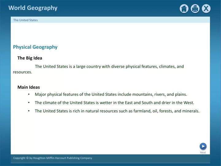 physical geography