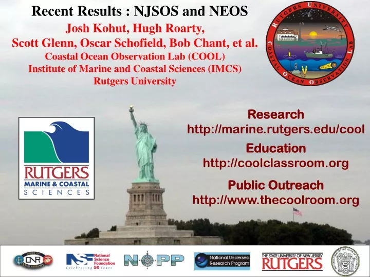 recent results njsos and neos