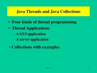 Java Threads and Java Collections