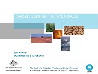 Forecast Systems/THORPEX DAOS