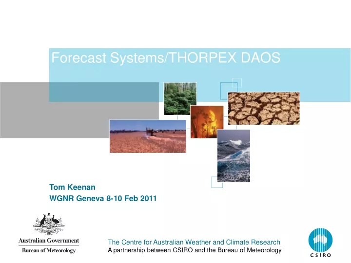 forecast systems thorpex daos