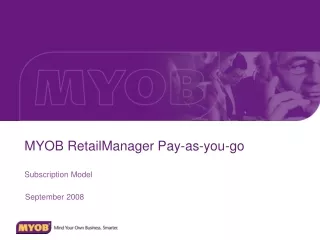 MYOB RetailManager Pay-as-you-go