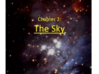 Chapter 2: The Sky