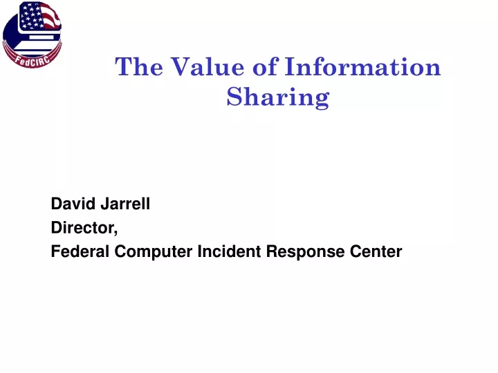 the value of information sharing