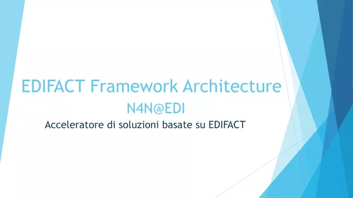 edifact framework architecture