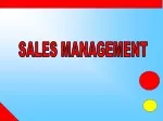 SALES MANAGEMENT - slide 1