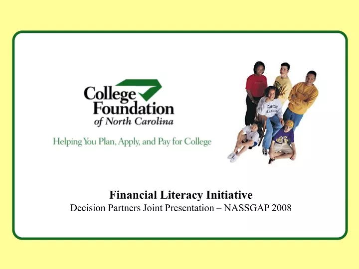 financial literacy initiative decision partners