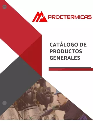 CATÁLOGO DE PRODUCTOS GENERALES