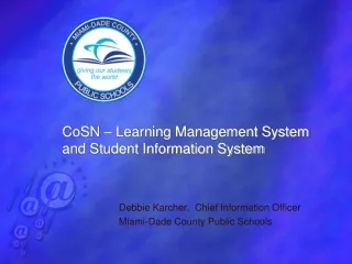 CoSN  – Learning Management System and Student Information System