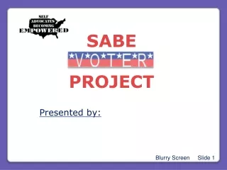 SABE PROJECT