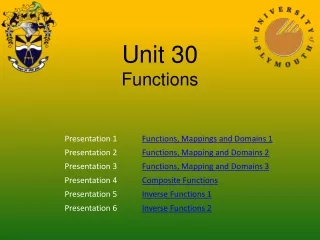 Unit 30 Functions