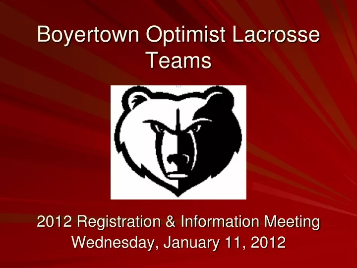 boyertown optimist lacrosse teams