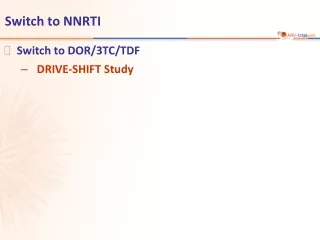 Switch to NNRTI