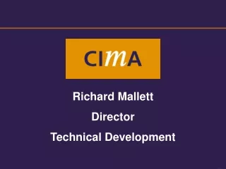 Richard Mallett Director Technical Development