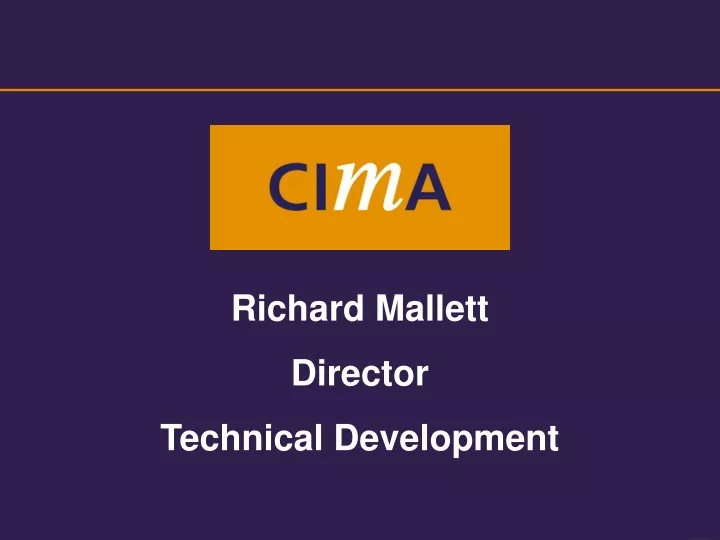 richard mallett director technical development