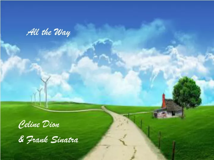 all the way celine dion frank sinatra