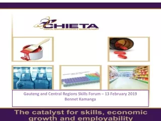 Gauteng and Central Regions Skills Forum – 13 February 2019 Bennet Kamanga
