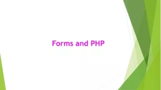 Forms and PHP
