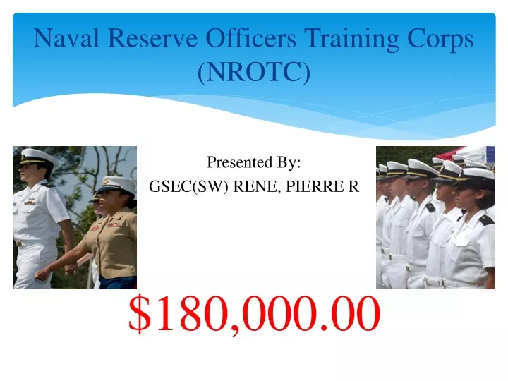 naval reserve officers training corps nrotc