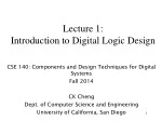 PPT - Lecture 1 Introduction to Digital Logic Design PowerPoint ...