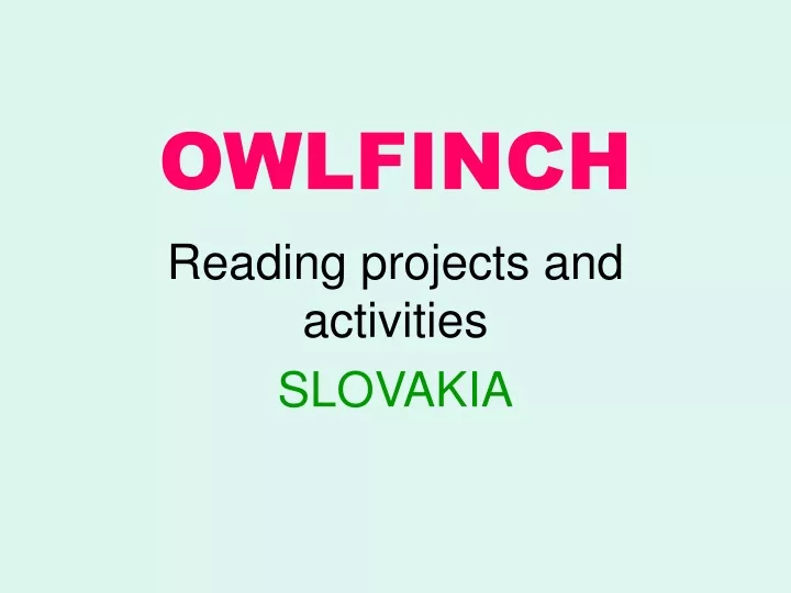 owlfinch