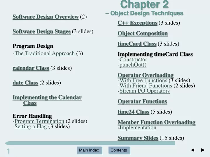 software design overview 2 software design stages