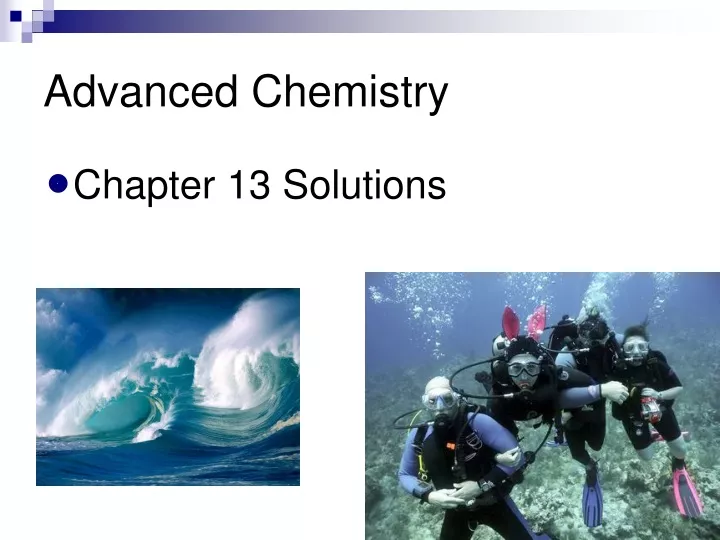 advanced chemistry