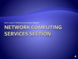 Network Computing Services section