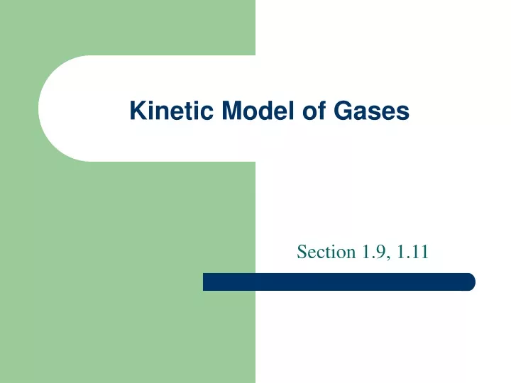 kinetic model of gases