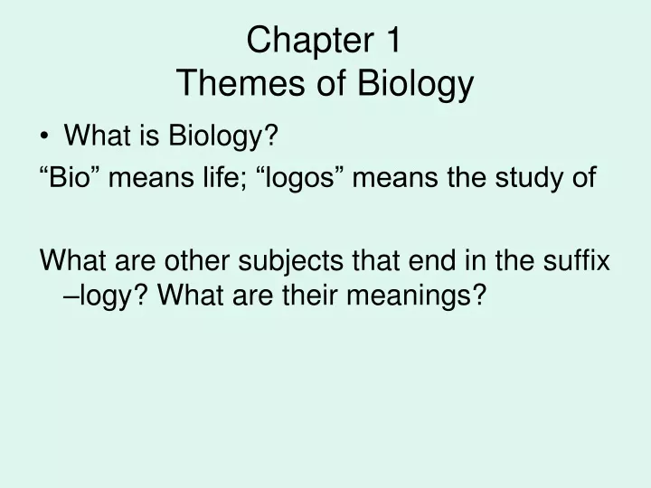 chapter 1 themes of biology