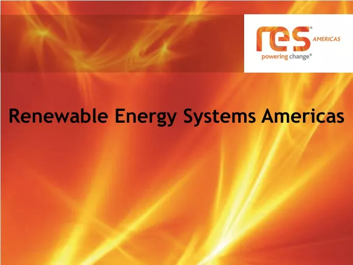 renewable energy systems americas