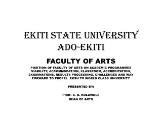 ekiti state university ado ekiti