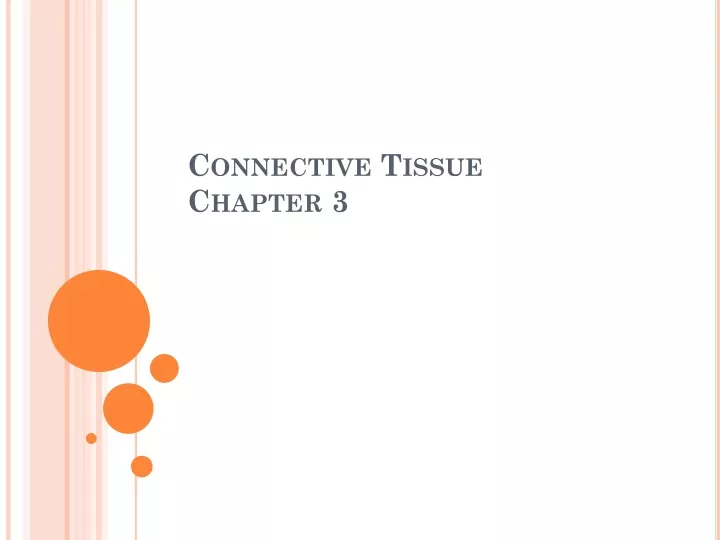 connective tissue chapter 3