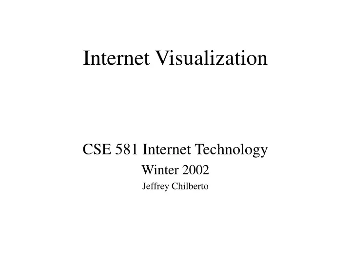internet visualization