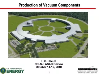 Production of Vacuum Components
