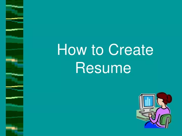 how to create resume