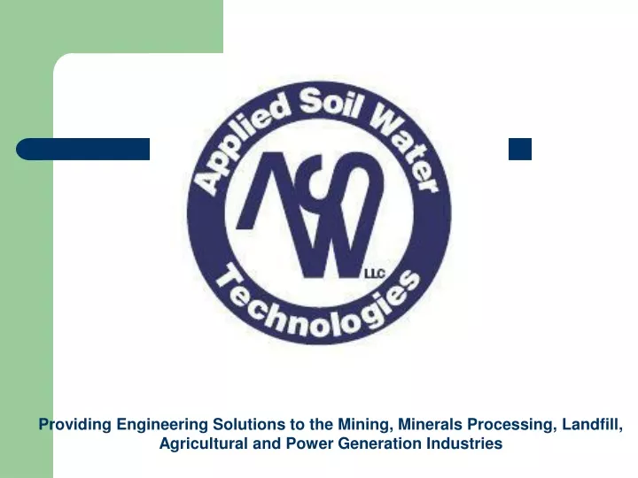 providing engineering solutions to the mining