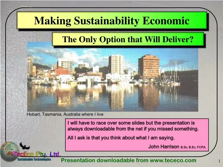 making sustainability economic