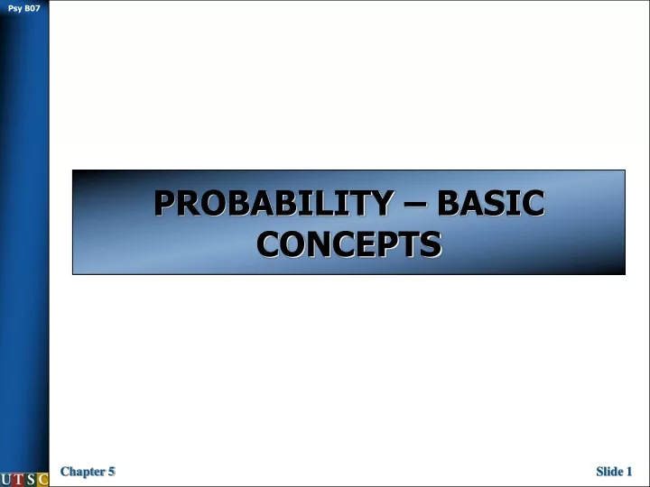 probability basic concepts