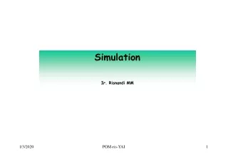 Simulation Ir. Risnandi MM