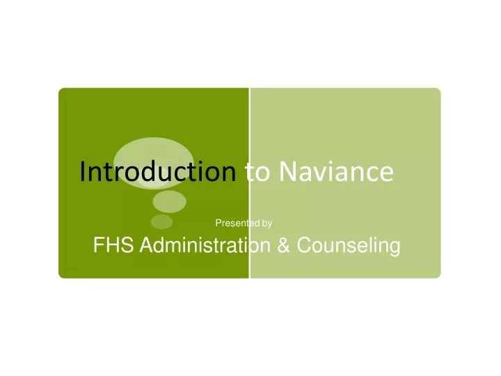 introduction to naviance