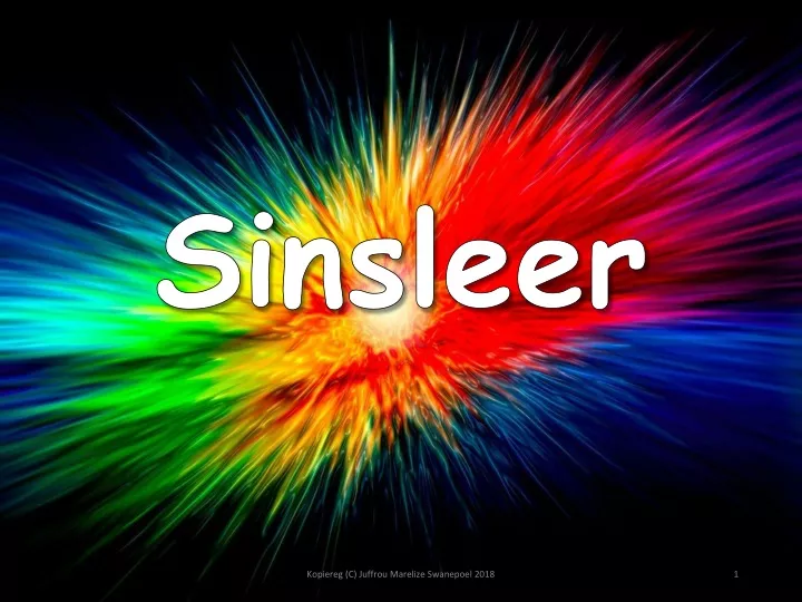 sinsleer