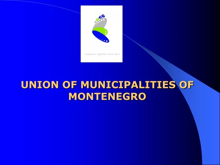 union of municipalities of montenegro