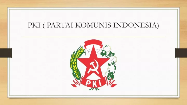 pki partai komunis indonesia
