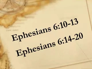 Ephesians 6:14-20