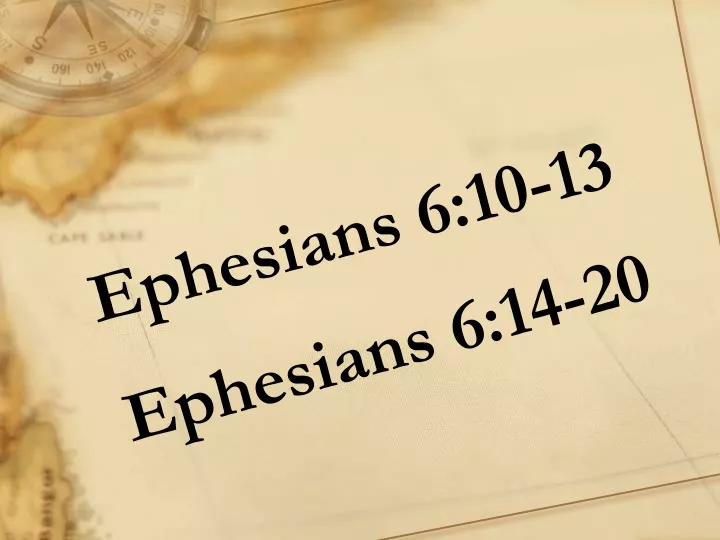 ephesians 6 14 20