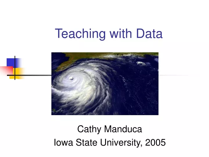 teaching with data