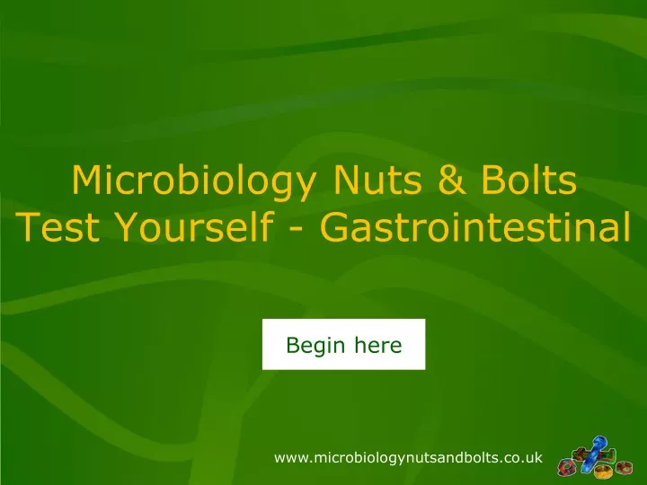 microbiology nuts bolts test yourself gastrointestinal