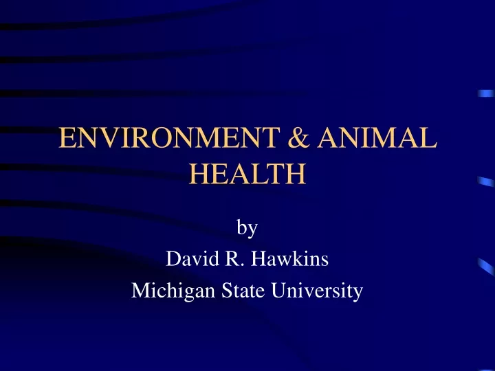 environment animal health
