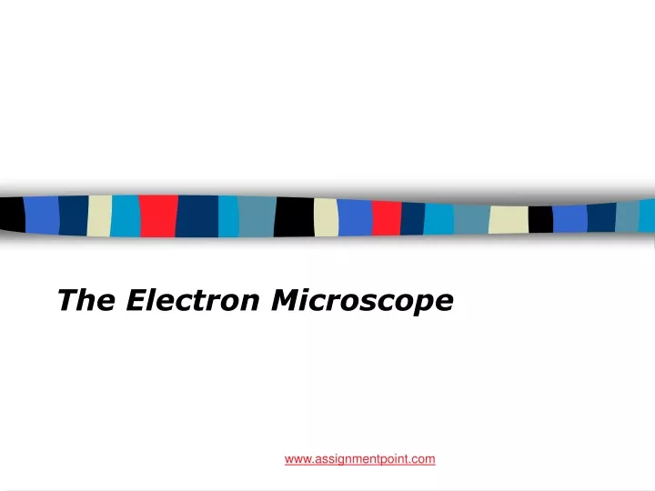 the electron microscope